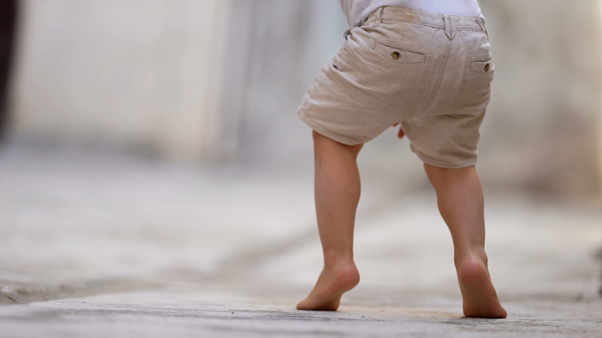 Child walking on tiptoes Adaptive equipment, one of the many services available at WITH Therapy Services in Waseca, Minnesota.